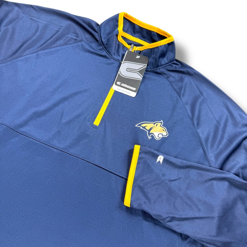 Colosseum Nashville Predators 1/4 Zip‎ Shirt Mens Size Large L Blue Pullover